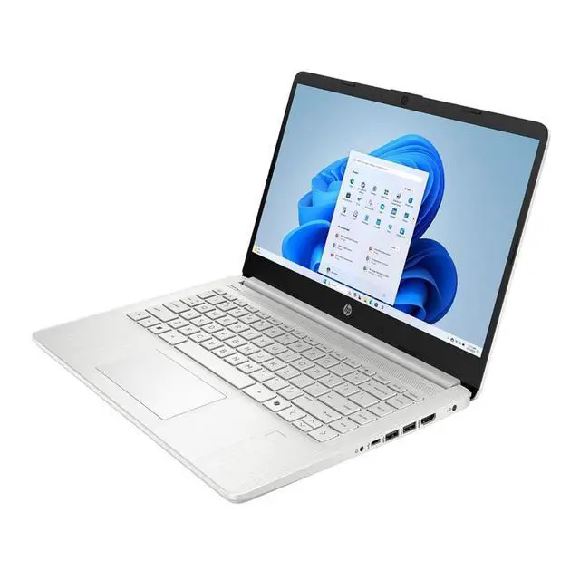 Alt view image 2 of 5 - HP 14-dq3500nr 14" Intel Celeron N4500 1.10 GHz up to 2.8 GHz 4 GB DDR4 64 GB eMMC Intel UHD Graphics Windows 11 Home Laptop, Natural Silver - B6JT9UA