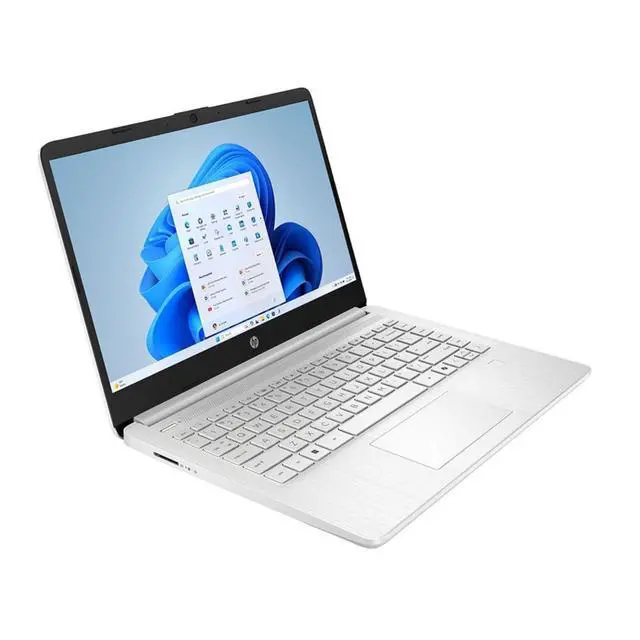 Alt view image 3 of 5 - HP 14-dq3500nr 14" Intel Celeron N4500 1.10 GHz up to 2.8 GHz 4 GB DDR4 64 GB eMMC Intel UHD Graphics Windows 11 Home Laptop, Natural Silver - B6JT9UA