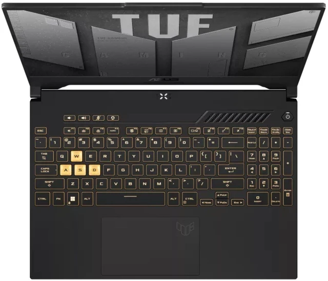 Alt view image 2 of 6 - ASUS TUF Gaming F15 15.6" FHD IPS Intel Core i7-12700H 2.3 GHz 16GB DDR4 512GB SSD NVIDIA GeForce RTX 3050 Windows 11 Home Gaming Laptop, Black, Minor Scratches and Dents - FX507ZC4-DS71-CA