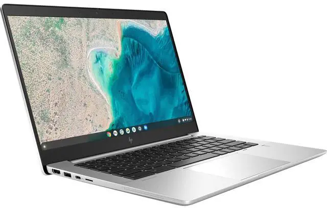 Alt view image 2 of 5 - HP Elite c640 G3 14" FHD Touchscreen Intel Core i5-1245U 1.2 GHz up to 4.4 GHz 8 GB 256 GB SSD Intel Iris Xe Graphics Chrome OS Chromebook, Silver - 5Z8L9AV-I020