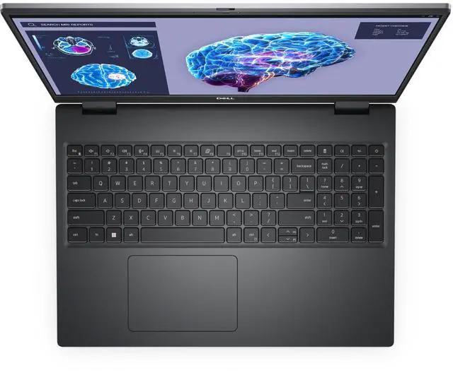 Alt view image 6 of 6 - Dell Mobile Precision 7680 16" FHD+ Intel Core i9-13950HX vPro 2.2 GHz up to 5.5 GHz 32GB 512GB SSD Intel UHD Graphics Windows 11 Pro Laptop, Gray - 7680-i9-32-512