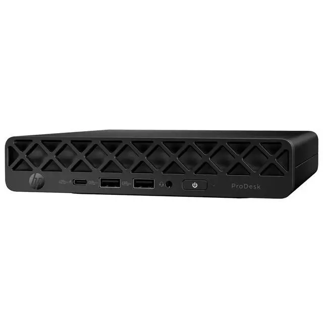 Alt view image 2 of 4 - HP ProDesk 4 Mini G1i Intel Core Ultra 5 235T 2.2 GHz up to 5.0 GHz 16GB DDR5 256GB SSD Intel Graphics Windows 11 Pro Desktop, Black - D8KL3EC