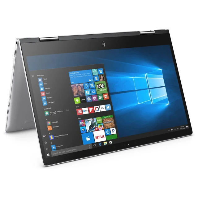 Alt view image 4 of 6 - HP ENVY x360 15m-bp112dx 15.6" FHD Touch Intel Core i7-8550U 1.8 GHz up to 4.0 GHz 16GB DDR4 1TB HDD Intel UHD Graphics 620 Windows 11 Pro Laptop, Silver, With minor scratches and dents - 1KS76UA