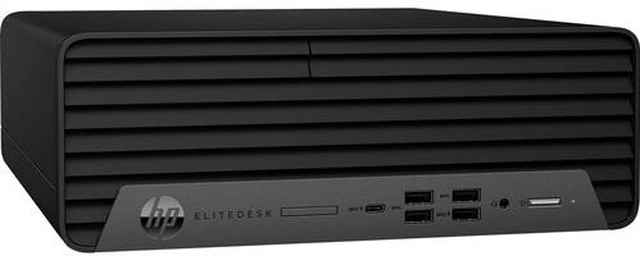 Main image of HP EliteDesk 800 G6 AMD Ryzen 7 PRO 4750G 3.6 GHz up to 4.4 GHz 16GB DDR4 512GB SSD AMD Radeon Graphics Windows 11 Pro Desktop, Black, Minor Scratches and Dents - 28R67UT