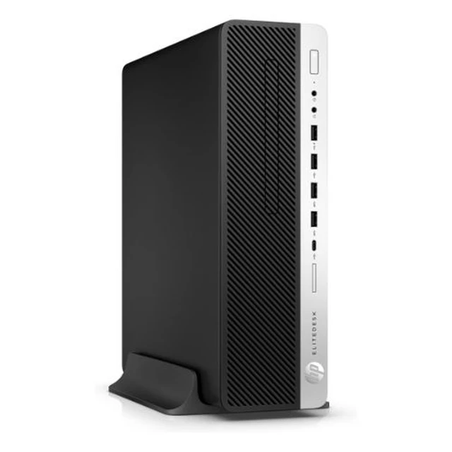Alt view image 5 of 5 - HP EliteDesk 800 G4 SFF Intel Core i5-8500 3.0 GHz up to 4.1 GHz 8GB DDR4 256GB SSD Intel UHD Graphics 630 Windows 10 Pro Desktop, Black, Minor Scratches and Dents - 4DP54UT