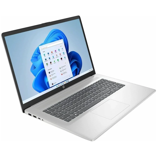 Alt view image 2 of 6 - HP 17-c3000 17.3" FHD IPS Intel Processor N200 3.2 GHz up to 3.7 GHz 8GB DDR4 256GB SSD Intel UHD Graphics Windows 11 Home Laptop, Silver - B00JFAV-I020