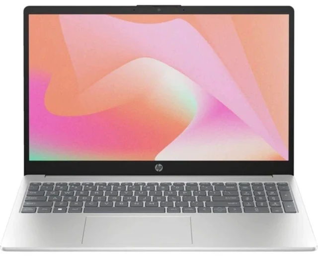 Main image of HP 15-fd0000 15.6" Touchscreen Intel Core i5-1334U 1.3GHz up to 4.6 GHz 16 GB DDR4 1 TB SSD Intel Iris Xe Graphics Windows 11 Home Laptop, Silver - B1PU2AV-I190