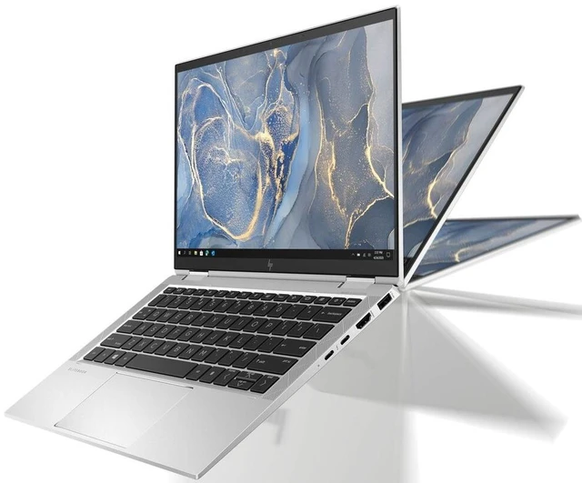 Alt view image 2 of 2 - HP EliteBook x360 1030 G8 13.3" FHD Touchscreen Intel i7-1185G7 3.0 GHz up to 4.8 GHz 32 GB 512 GB SSD Intel Iris Xe Graphics Windows 11 Pro Laptop, Silver, Minor Scratches and Dent - 4K1T8UC-I010