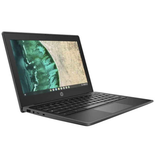 Alt view image 2 of 6 - HP Fortis 11 G9 Q Chromebook 11.6" Touch Qualcomm Snapdragon 7c up to 2.4 GHz 4GB RAM 32GB eMMC Qualcomm Adreno 618 ChromeOS, Black - 6P176UT-I009