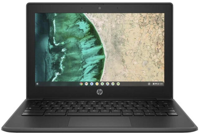 Main image of HP Fortis 11 G9 Q Chromebook 11.6" Touch Qualcomm Snapdragon 7c up to 2.4 GHz 4GB RAM 32GB eMMC Qualcomm Adreno 618 ChromeOS, Black - 6P176UT-I009