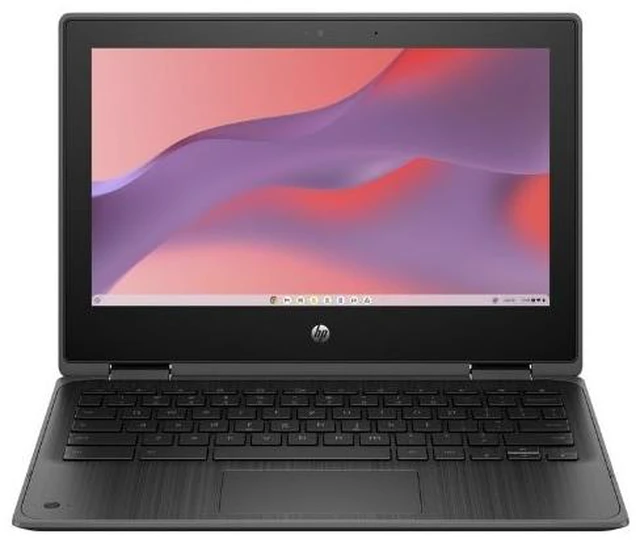 Main image of HP Fortis X360 G3 Chromebook 11.6" IPS Touch Intel Celeron N5100 1.1 GHz up to 2.8 GHz 4GB RAM 32GB eMMC Intel UHD ChromeOS, Black, Minor Scratches and Dents - 5R222ES-I020