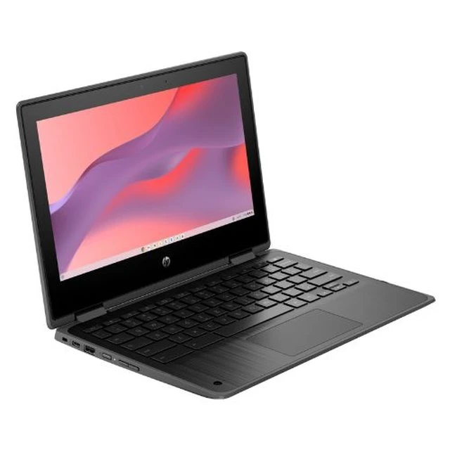Alt view image 3 of 5 - HP Fortis X360 G3 Chromebook 11.6" IPS Touch Intel Celeron N5100 1.1 GHz up to 2.8 GHz 4GB RAM 32GB eMMC Intel UHD ChromeOS, Black, Minor Scratches and Dents - 5R222ES-I020