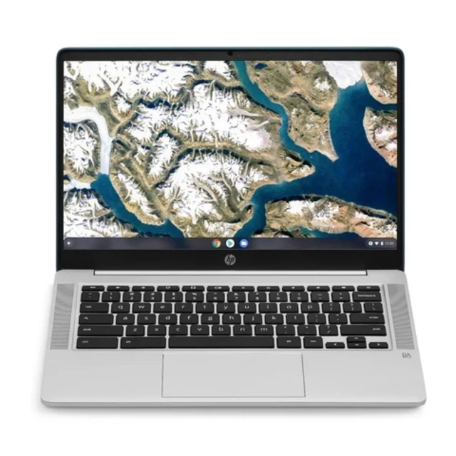 Alt view image 2 of 5 - HP Chromebook 14a-na0023cl 14" FHD IPS Intel Celeron N4000 1.1 GHz 4GB RAM 64GB eMMC Intel UHD Graphics 600 ChromeOS, Moonlight Blue, Minor Scratches and Dents - 1G128UA-V010