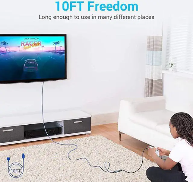 Alt view image 6 of 7 - 10FT USB 30 Extension Cable Type A Male to Female Extension Cord  High Data Transfer Compatible with USB KeyboardFlash Drive Hard Drive