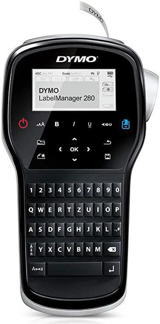 Main image of Label Maker | LabelManager 280 Rechargeable Portable Label Maker EasytoUse OneTouch Smart Keys QWERTY Keyboard PC and Mac Connectivity For Home Office Organization
