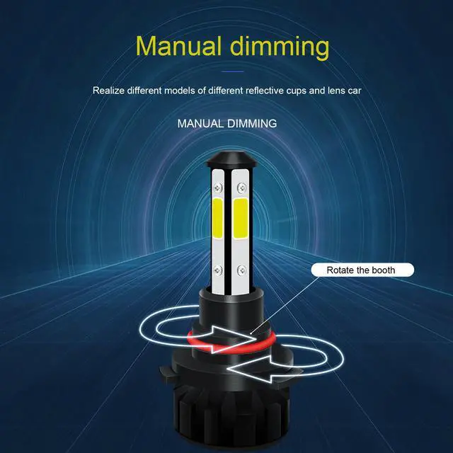 Alt view image 6 of 6 - For  Silverado 1500 2500 HD 2004-2006 LED Headlight + fog Light Bulbs Combo