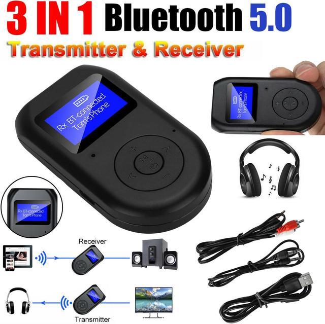 Buy 3in1 Bluetooth 5.0 Wireless Audio Adapter Transmitter Receiver