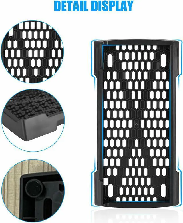 Alt view image 5 of 6 - Vertical Stand Dock Base Holder Cradle Cool Anti-Slip for Xbox Series S Console