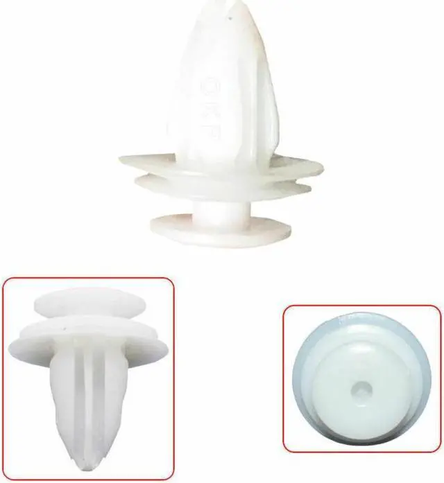 Alt view image 5 of 6 - 100Pcs Car Door Trim Fastener Remover Panel Clips for Honda Suzuki Toyota White