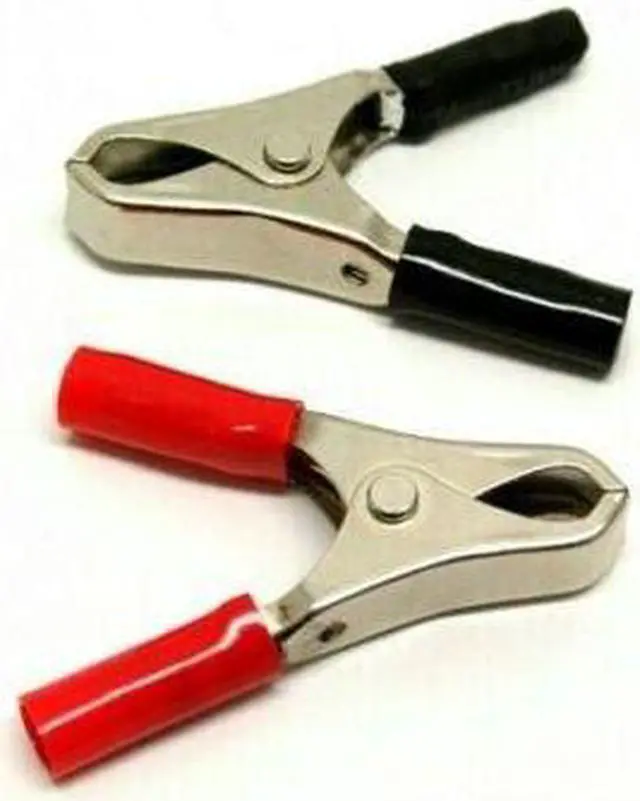 Alt view image 2 of 3 - DC Power Cable Alligator Clips w/ 4mm Female Bullet Banana Holes, LiPo Chargers