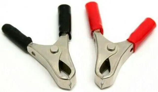 Alt view image 3 of 3 - DC Power Cable Alligator Clips w/ 4mm Female Bullet Banana Holes, LiPo Chargers