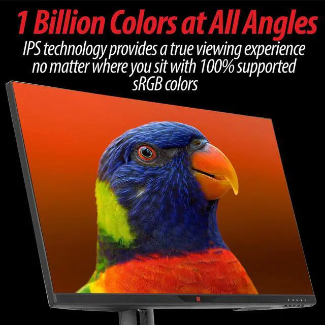 Alt view image 5 of 6 - 28" 4K Ultrawide IPS Monitor, 60Hz, 1 Billion Colors, 100% sRGB