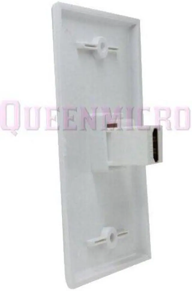 Alt view image 2 of 2 - 1-Port Single Gang HDMI 4K HD 3D 1080P ARC HDR Wall Plate Panel Outlet Extender
