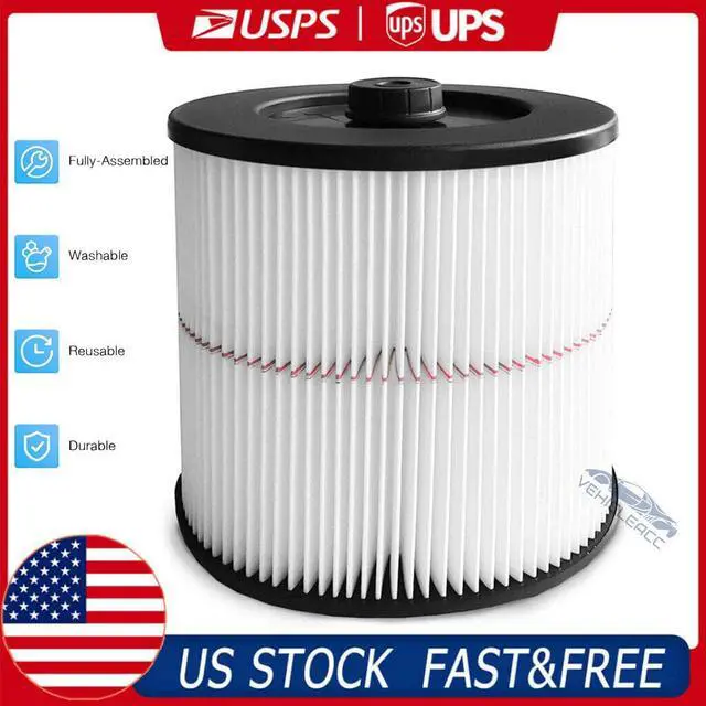 Main image of For ShopVac Replacement Vacuum 17816 9-17816 Craftsman Wet Dry Cartridge Filter