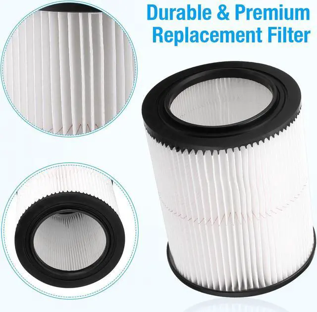 Alt view image 3 of 6 - For ShopVac Replacement Vacuum 17816 9-17816 Craftsman Wet Dry Cartridge Filter