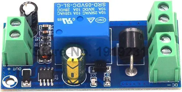 Alt view image 3 of 5 - Power Supply 5V to 48V Board Relay Module Power-OFF Protection Module Automatic Switching Module UPS Emergency Cut-off Battery