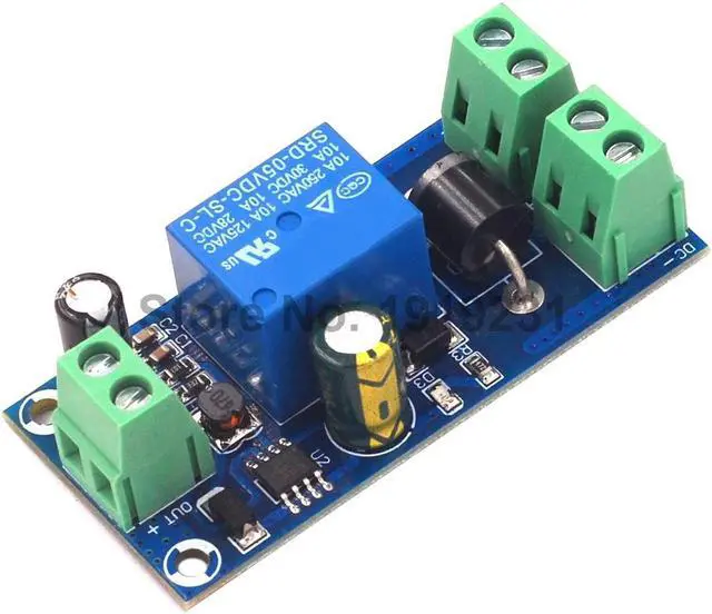 Alt view image 4 of 5 - Power Supply 5V to 48V Board Relay Module Power-OFF Protection Module Automatic Switching Module UPS Emergency Cut-off Battery