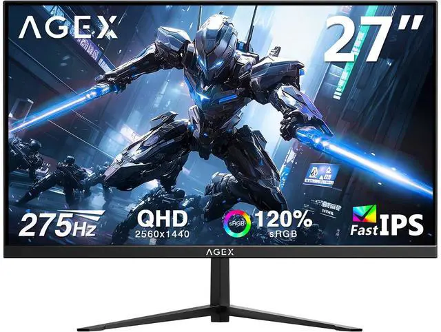 Main image of Z-EDGE AGEX Series AG27QS 27" QHD 2560x1440 275Hz 1ms IPS Gaming Monitor, HDMI x2, DP x1