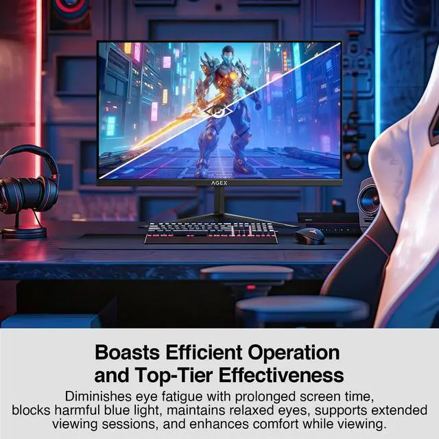 Alt view image 6 of 7 - Z-EDGE AGEX Series AG27QS 27" QHD 2560x1440 275Hz 1ms IPS Gaming Monitor, HDMI x2, DP x1