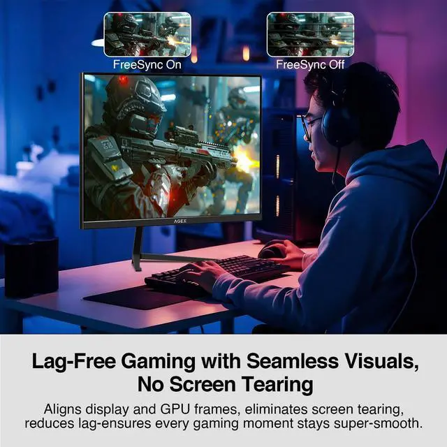 Alt view image 5 of 7 - Z-EDGE AGEX Series AG27QS 27" QHD 2560x1440 275Hz 1ms IPS Gaming Monitor, HDMI x2, DP x1