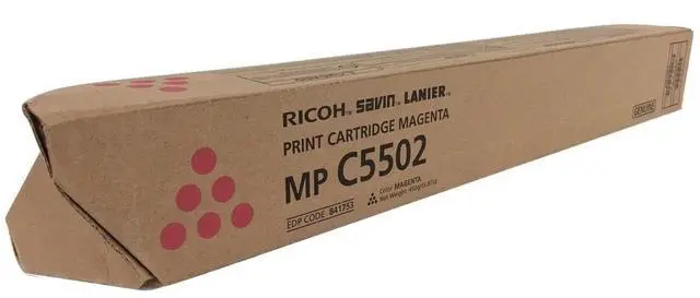 Alt view image 9 of 11 - Magenta Toner Cartridge for Ricoh 841753 Aficio MP C4502, Aficio MP C4502A, Aficio MP C5502, Aficio MP C5502A, Genuine Ricoh Brand