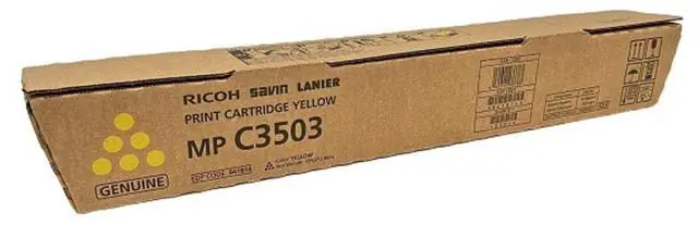 Alt view image 12 of 12 - Ricoh Original Toner Cartridge - Laser - 18000 Pages - Yellow - 1 Each