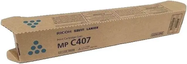 Alt view image 2 of 2 - Cyan Toner Cartridge for Ricoh 842208 MP C407, Genuine Ricoh Brand