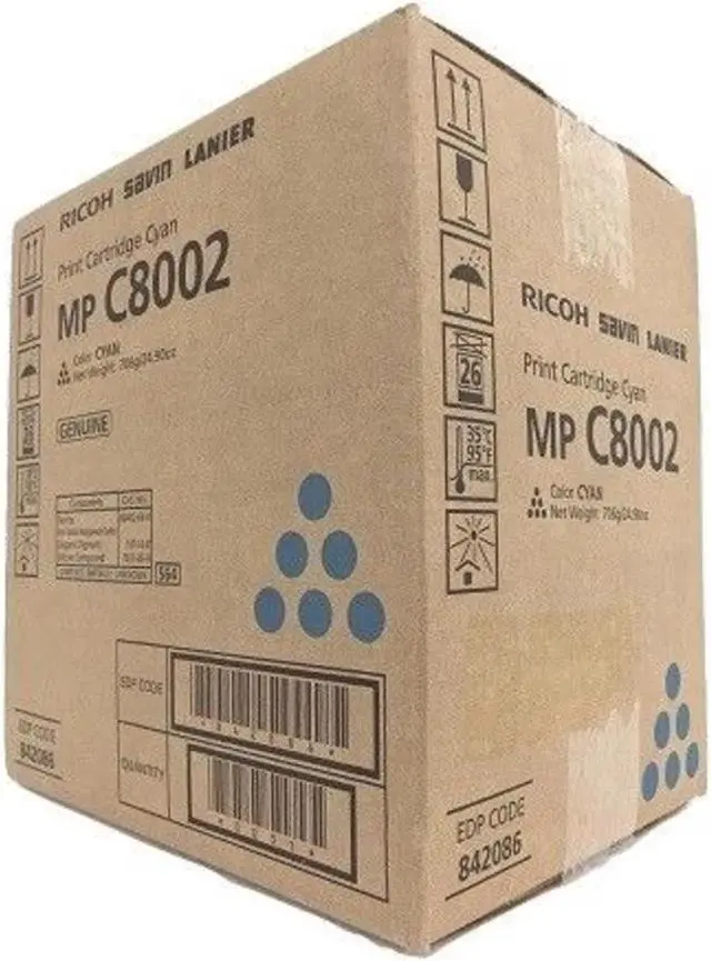 Alt view image 8 of 8 - RICOH-STRATEGIC 842086 RICOH CYAN TONER CARTRIDGE