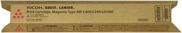 Alt view image 2 of 2 - Original Ricoh 841297 / 841726 Magenta Toner Cartridge (10k Pages)