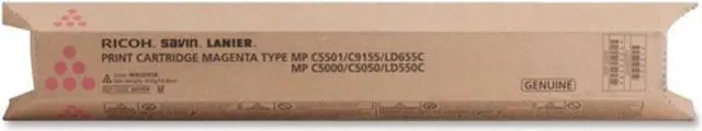 Alt view image 5 of 5 - Ricoh TYPE MP C5501 Toner Cartridge - Magenta