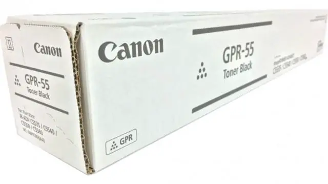 Alt view image 4 of 7 - Canon GPR-55BK 0481C003AA C5535 C5540 C5550 C5560 Toner Cartridge (Black) in Retail Packaging