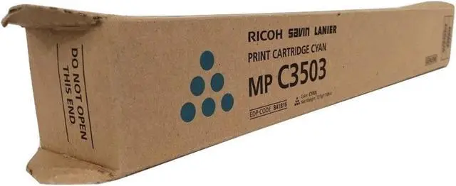 Alt view image 5 of 5 - RICOH 841816 RICOH CYAN TONER