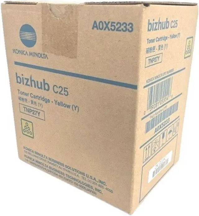 Alt view image 4 of 4 - Konica Minolta TNP27Y Toner Cartridge - Yellow