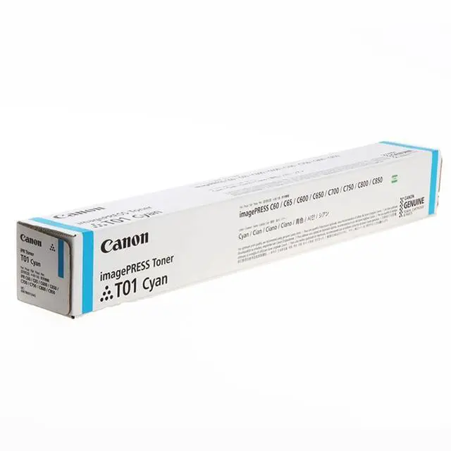 Alt view image 3 of 4 - Canon T01 8067B001AA Cyan Toner Cartidge