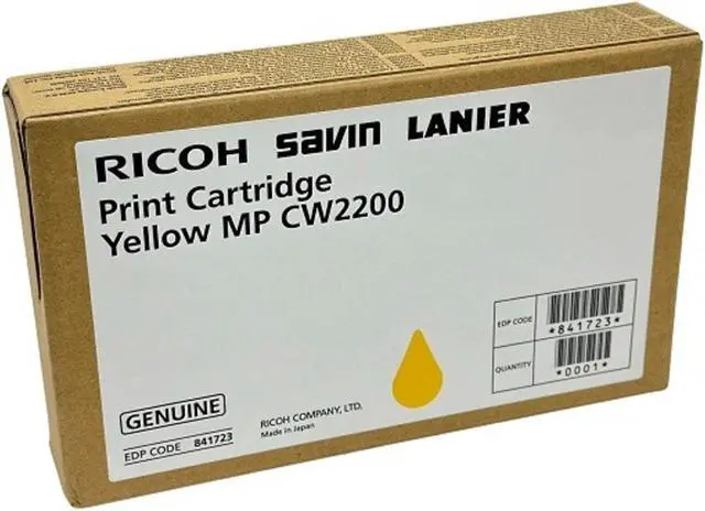 Alt view image 3 of 3 - RICOH OEM Ink Cartridge, YELLOW, yield 100ML 841723