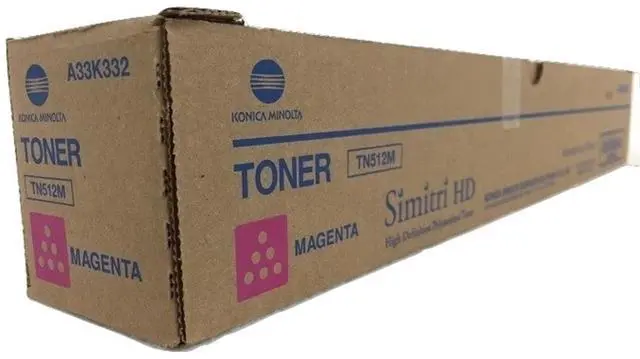 Alt view image 5 of 7 - Magenta Toner Cartridge for Konica Minolta A33K332 bizhub C454, bizhub C454e, bizhub C554, bizhub C554e, Genuine Konica Minolta Brand