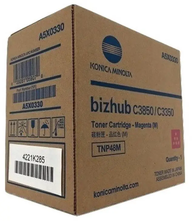 Alt view image 7 of 7 - KONICA MINOLTA OEM Toner Cartridge, MAGENTA, yield 10,000 A5X0330