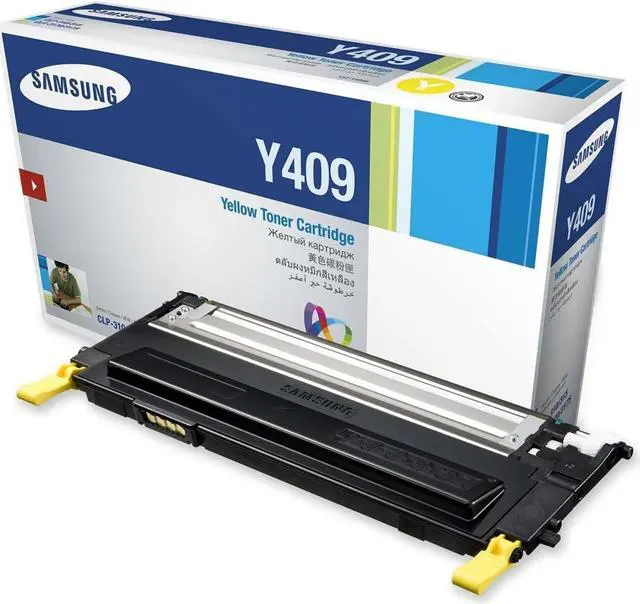 Alt view image 11 of 14 - Samsung CLT-Y409S Toner Cartridge - Yellow