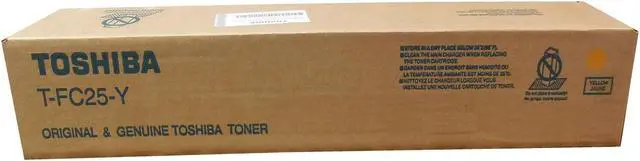 Alt view image 4 of 4 - Yellow Toner Cartridge for Toshiba T-FC25-Y E STUDIO 2040C, E STUDIO 2540C, E STUDIO 3040C, E STUDIO 3540C, E STUDIO 4540C, Genuine Toshiba Brand