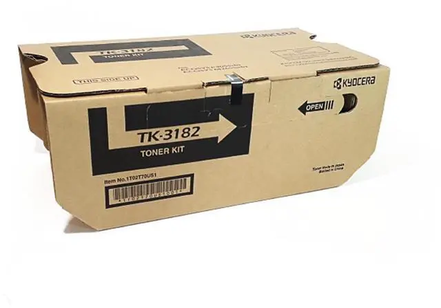Alt view image 13 of 13 - Kyocera TK-3182, TK3182 Black Toner Cartridge 1T02T70US0